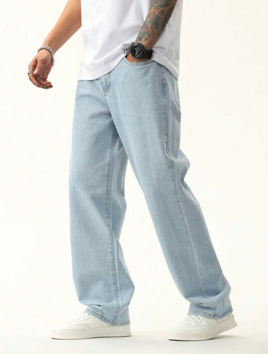 Light wash jeans