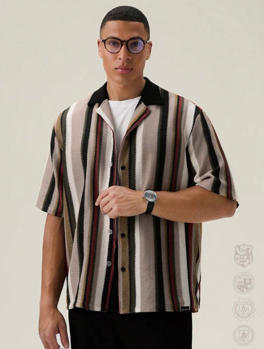 Loose fit striped tee