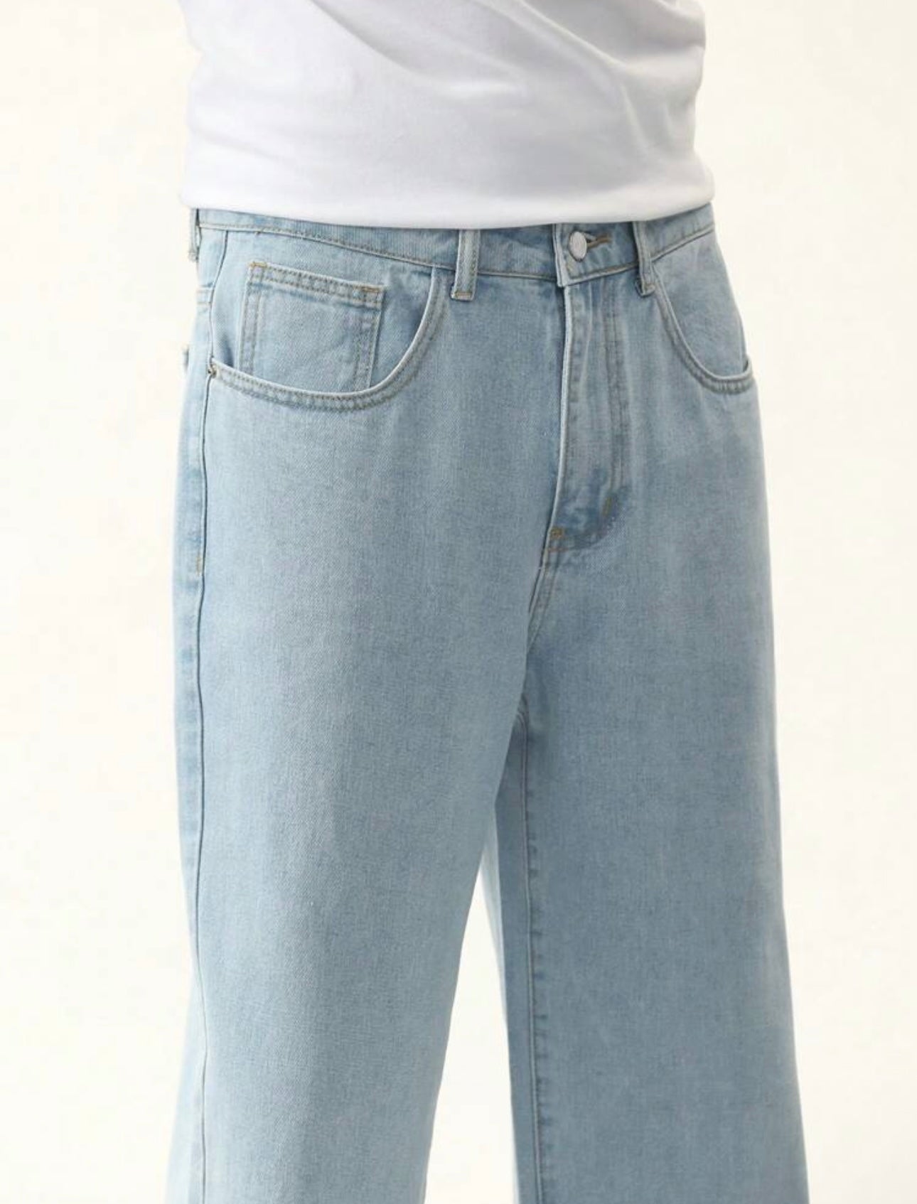 Light wash jeans
