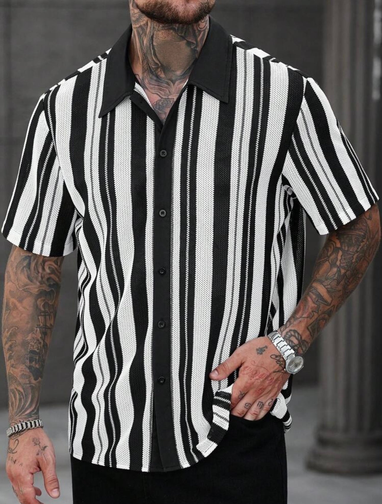 Casual striped tee