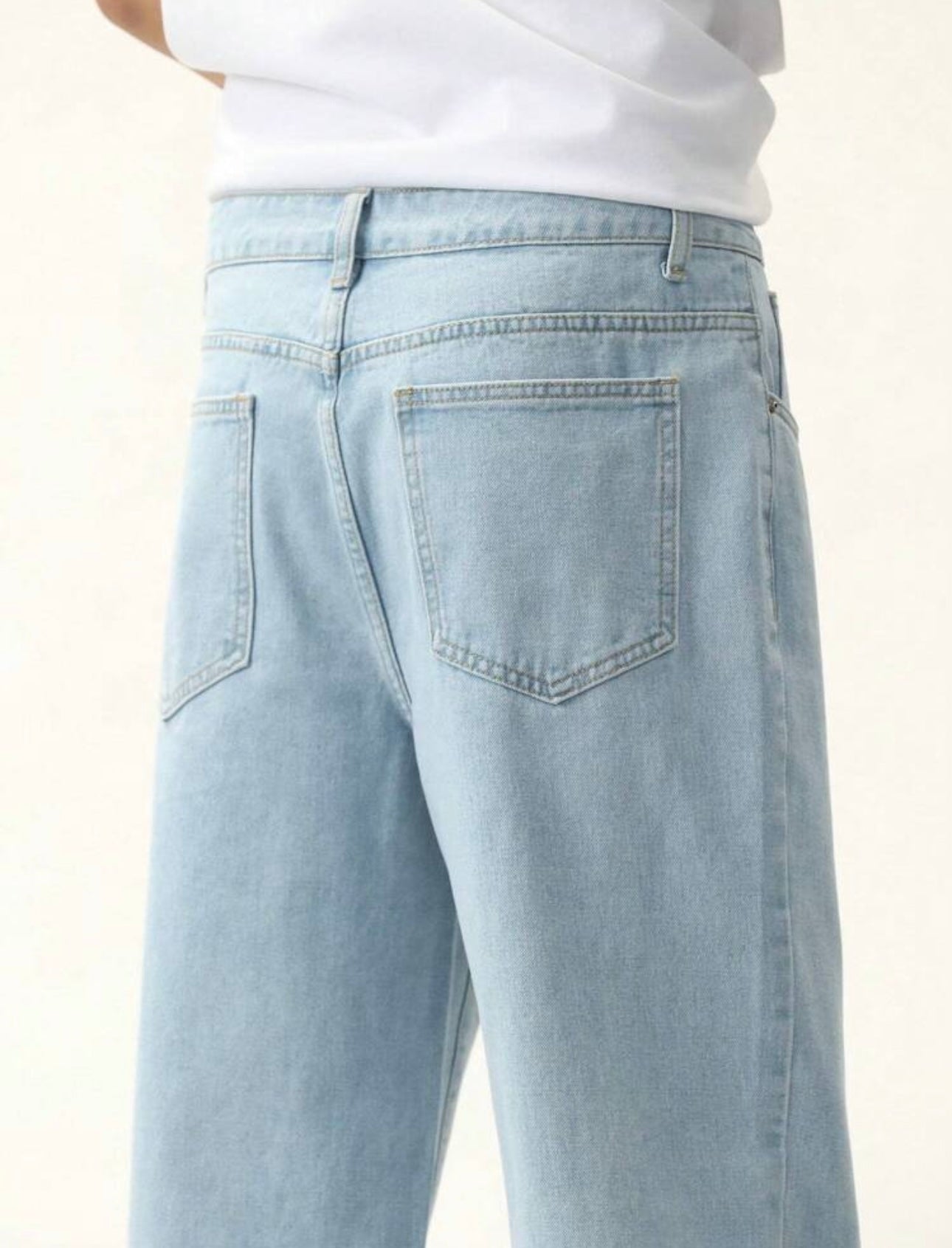 Light wash jeans