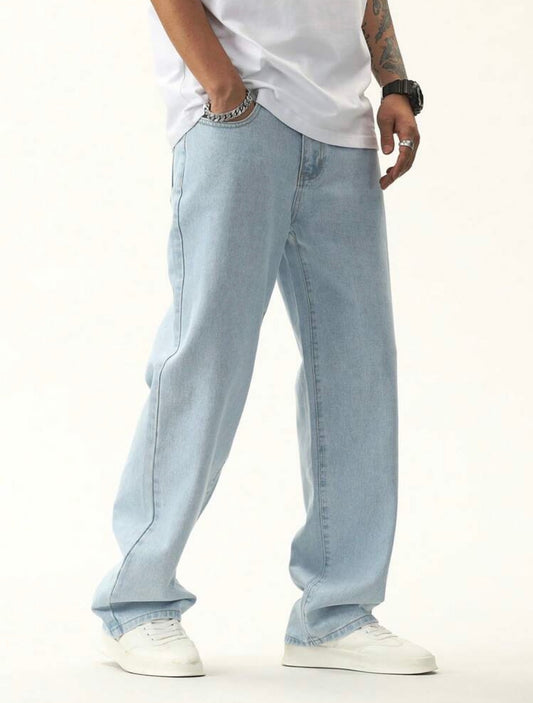 Light wash jeans